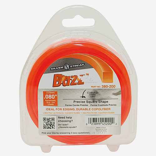 Replacement Buzz Trimmer Line .080 50' Clam Shell